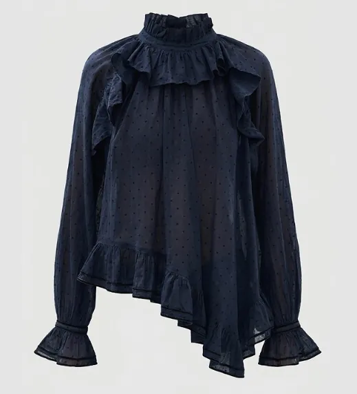 Ulla Johnson Marcella Long Sleeve Cotton Blouse